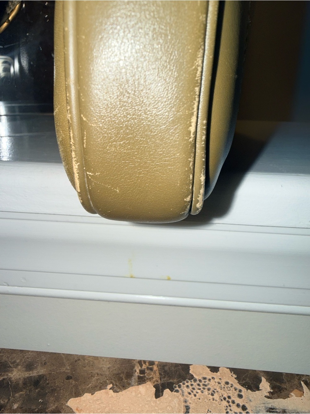 Vintage GUCCI Olive Green Leather Horsebit Flap Bag Y2K Tom Ford - Picture 16 of 16